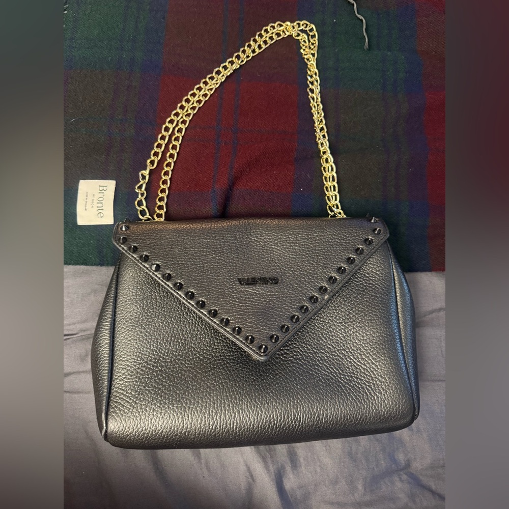 Mario Valentino Black Shoulder Bag